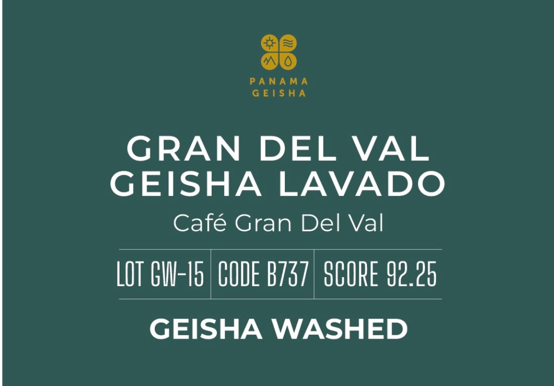 Lot GW-15: Gran Del Val Geisha Lavado